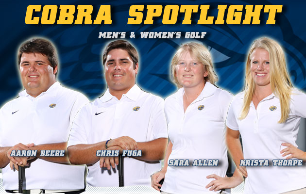 Cobra Spotlight- Aaron Beebe, Chris Fuga, Sara Allen & Krista Thorpe, Men's & Women's Golf