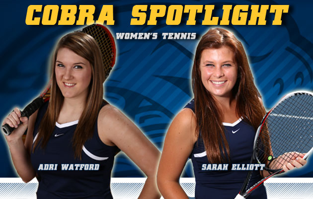 Cobra Spotlight- Adri Watford & Sarah Elliott, Women's Tennis