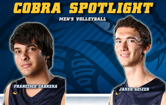 Cobra Spotlight- Francisco Cabrera & Jared Geizer, Men's Volleyball