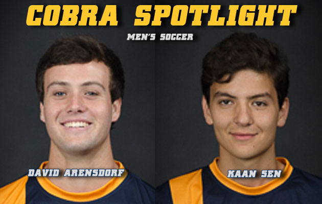 Cobra Spotlight- David Arensdorf & Kaan Sen, Men's Soccer