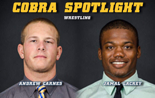 Cobra Spotlight- Andrew Carnes & Jamal Lackey, Wrestling