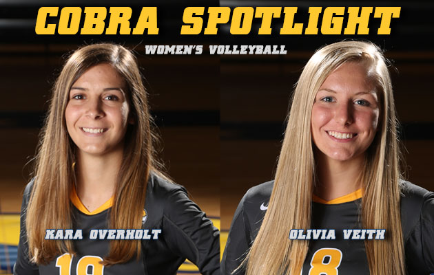 Cobra Spotlight- Kara Overholt & Olivia Veith, Women's Volleyball