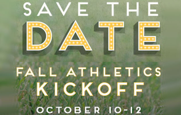 2014 Alumni Weekend/Fall Athletics Kickoff Schedule