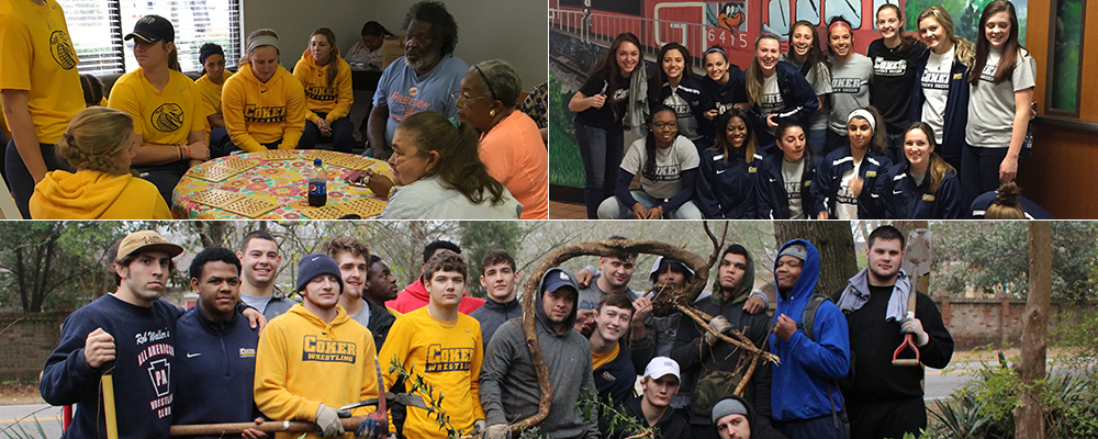 Coker Athletics Participates in MLK Day of Service