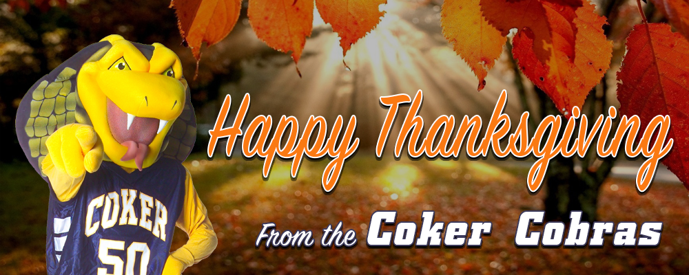 Happy Thanksgiving from the Coker Cobras