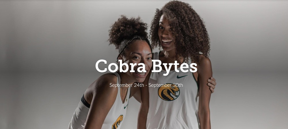 Cobra Bytes: Sept. 24 - Sept. 30