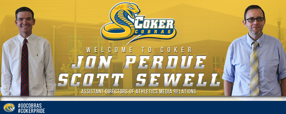 Coker Adds Perdue and Sewell to Athletics Media Relations Staff