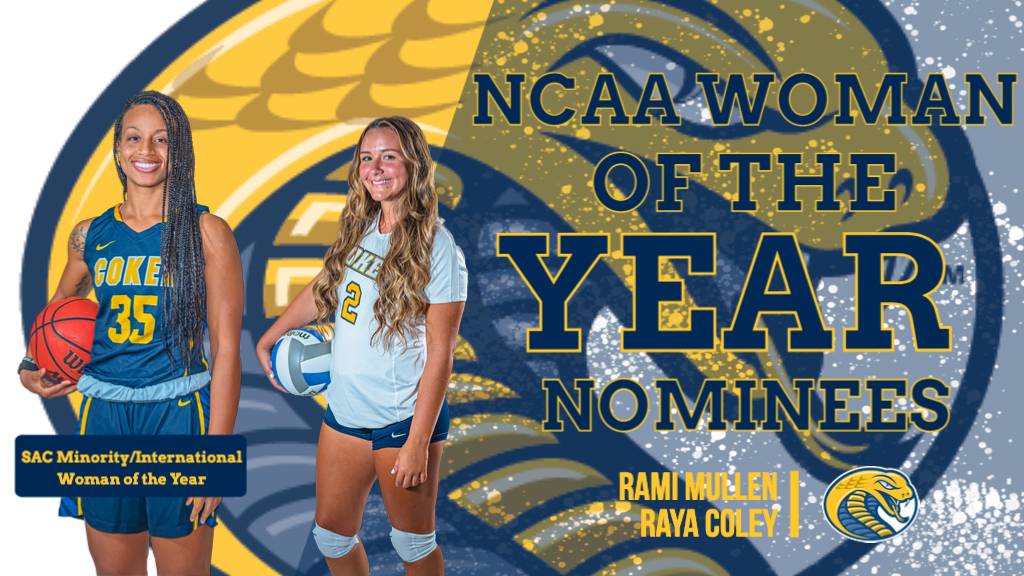 Raya Coley Named SAC Minority/International Woman of the Year, Rami Mullen also a NCAA Woman of the Year Nominee