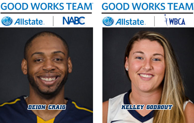 Coker's Godbout and Craig are Allstate Good Works Nominees