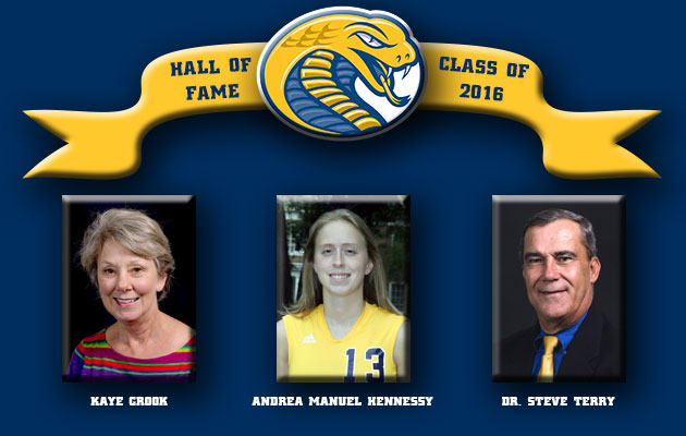 Coker to Induct Kaye Crook, Andrea Manuel Hennessy and Dr. Steve Terry into Athletic Hall of Fame