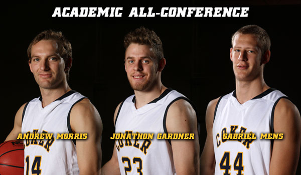 Men's Basketball Trio Earns Academic All-Conference Selection