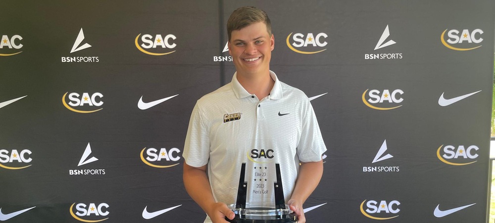 Tindale Named SAC Men's Golf Wealth Enhancement Group Elite 23 Winner