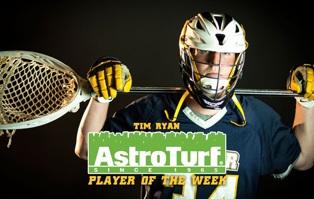 Coker's Ryan Named AstroTruf SAC Men's Lacrosse Defensive Player of the Week