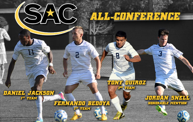 Four Men's Soccer Players Named All-Conference