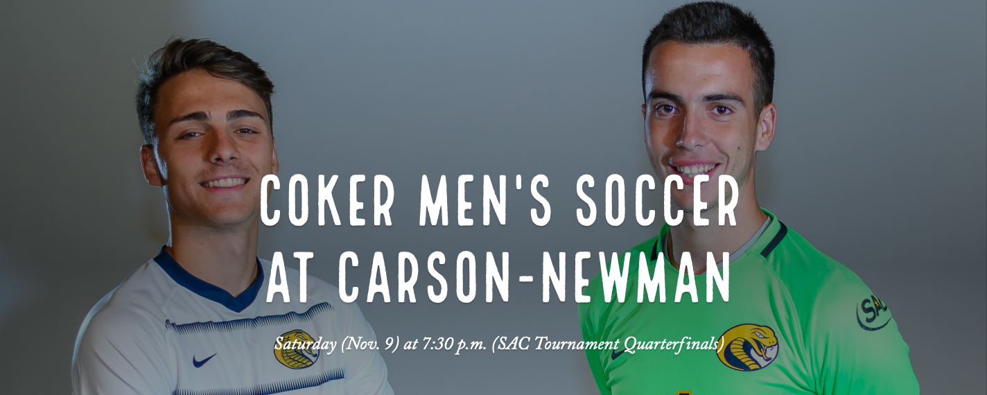Coker Men's Soccer to Face Carson-Newman in SAC Quarterfinals