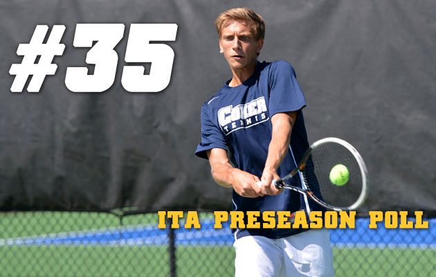 Men’s Tennis Ranked No. 35 in National Poll