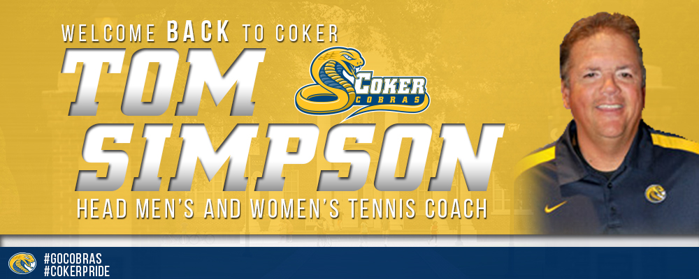 Coker Welcomes Back Tom Simpson as Head Tennis Coach