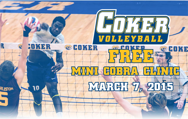 Coker Men's Volleyball to Host Free Clinic Saturday