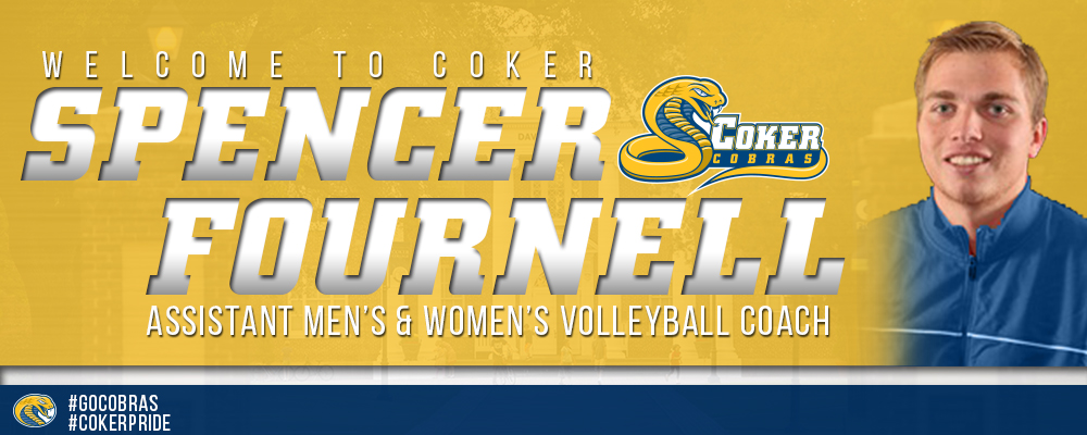 Coker Adds Fournell as Assistant Men's and Women's Volleyball Coach