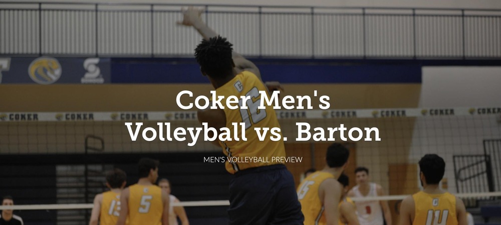 Men's Volleyball to Host Barton in Midweek Match
