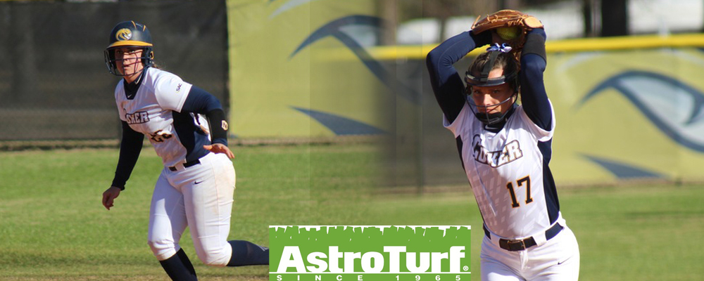 Coker's Price and Carver Sweep AstroTurf SAC Softball Player and Pitcher of the Week