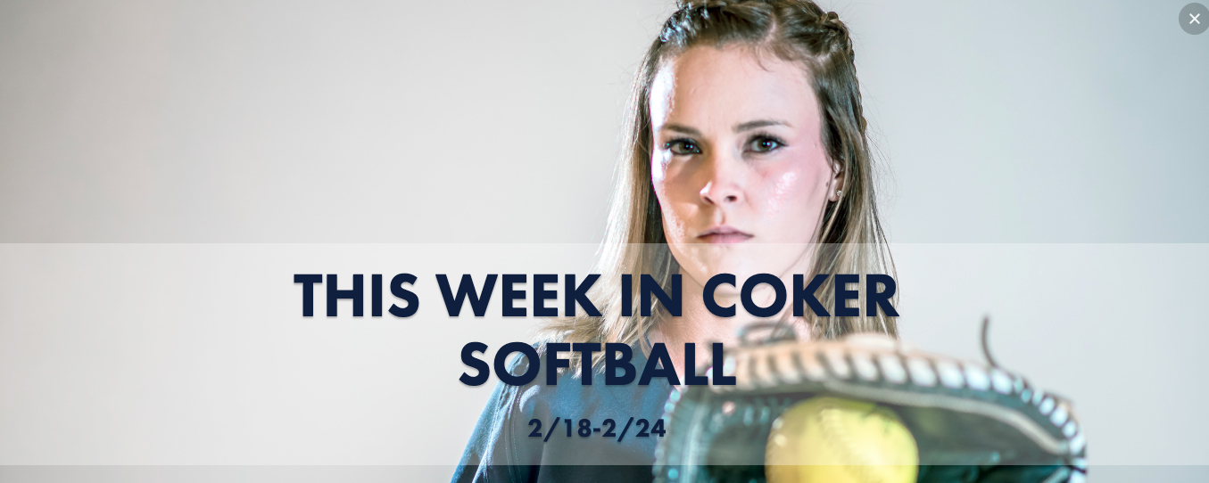 Softball Set for Home Opening Weekend in the Coker Classic