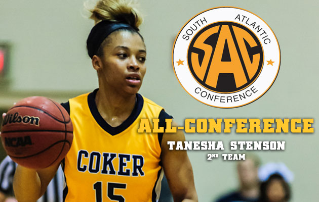Coker's Stenson Named to All-SAC Second Team