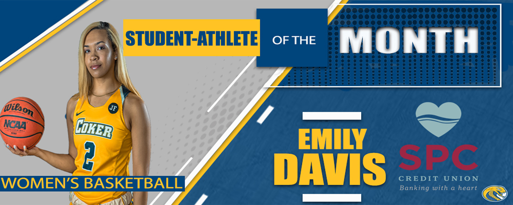 Emily Davis Named SPC Credit Union Student-Athlete of the Month for December