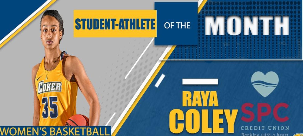 Raya Coley Named SPC Credit Union Student-Athlete of the Month for January