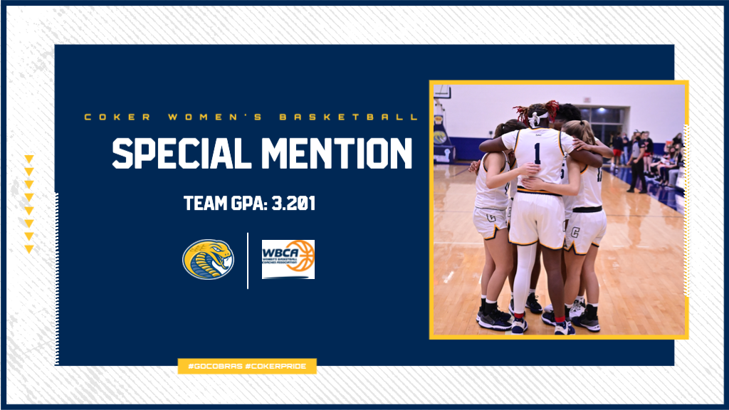 Coker Women's Basketball Earns Special Mention for Academics from the WBCA