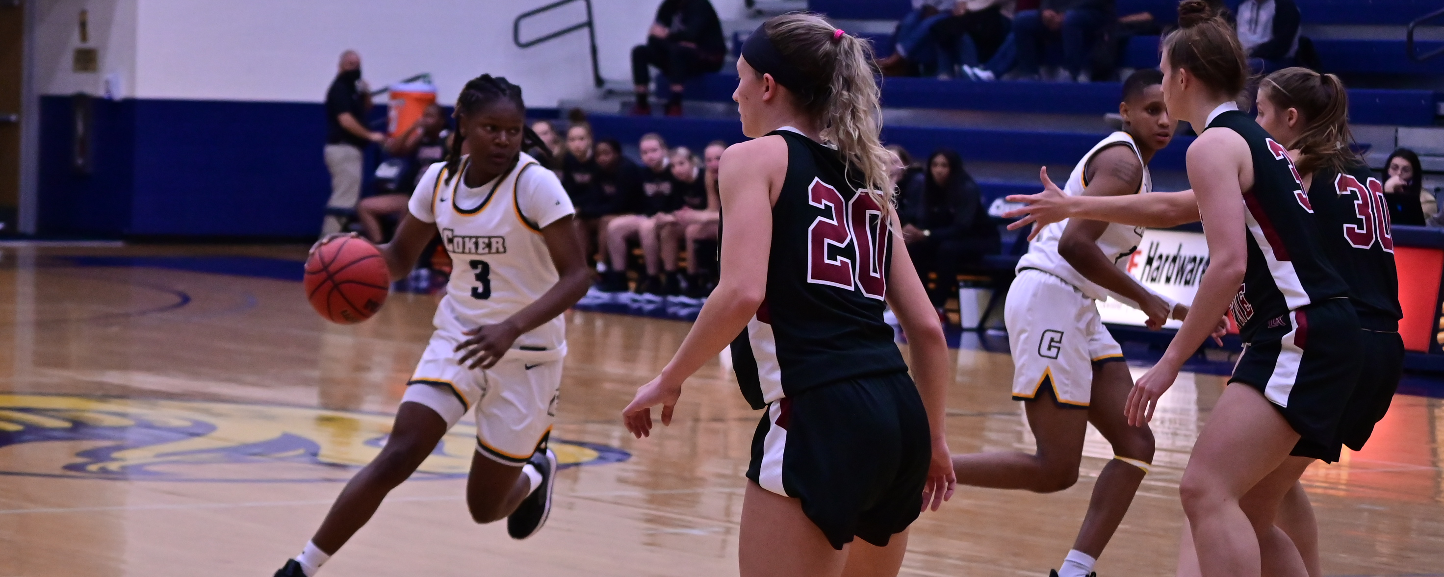 Women's Basketball Battles, but Falls at Queens (N.C.) on Saturday