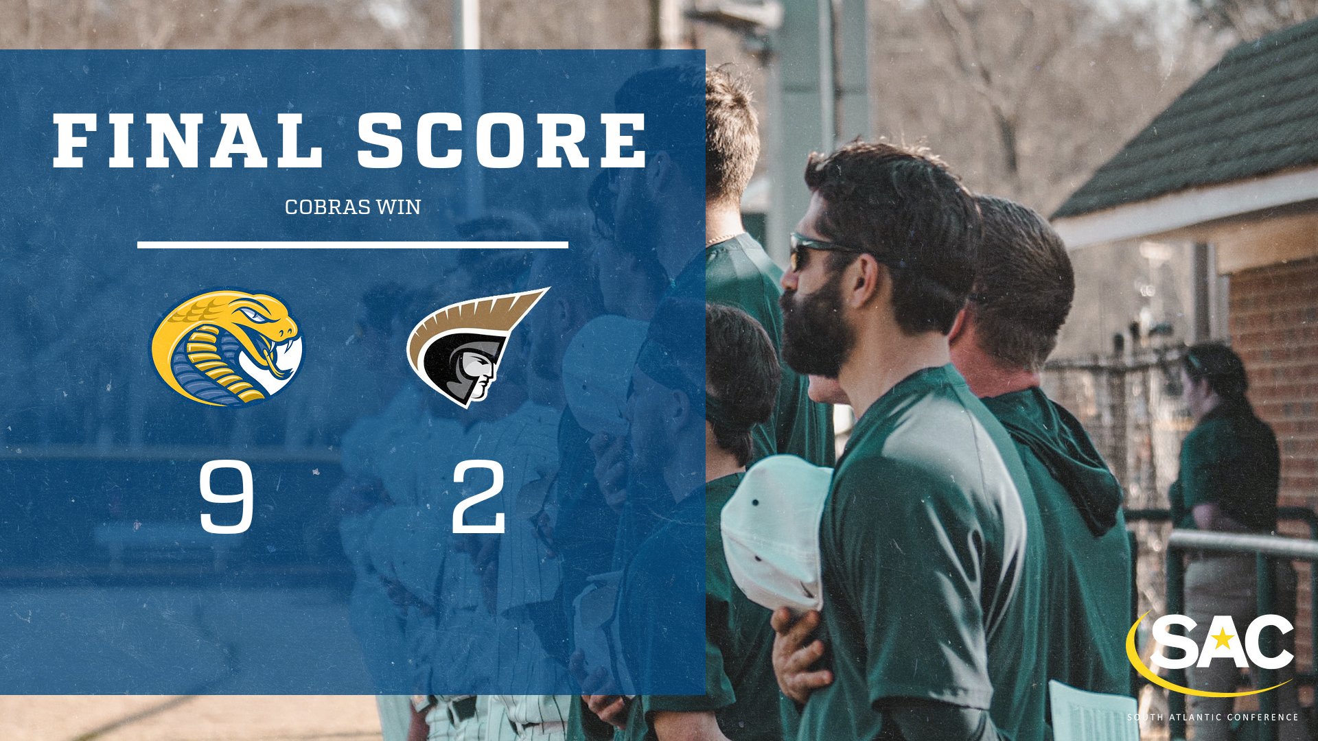 Cobras Take Game 1 in Their Anderson Series