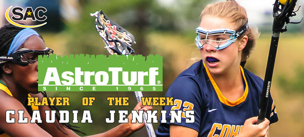 Coker's Jenkins Tabbed as Astroturf SAC Women's Lacrosse Player of the Week