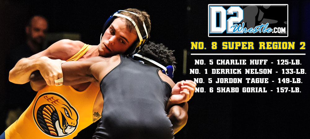 Coker Wrestling Stays at No.8 in Super Region 2; Nelson Takes Top Spot Individually