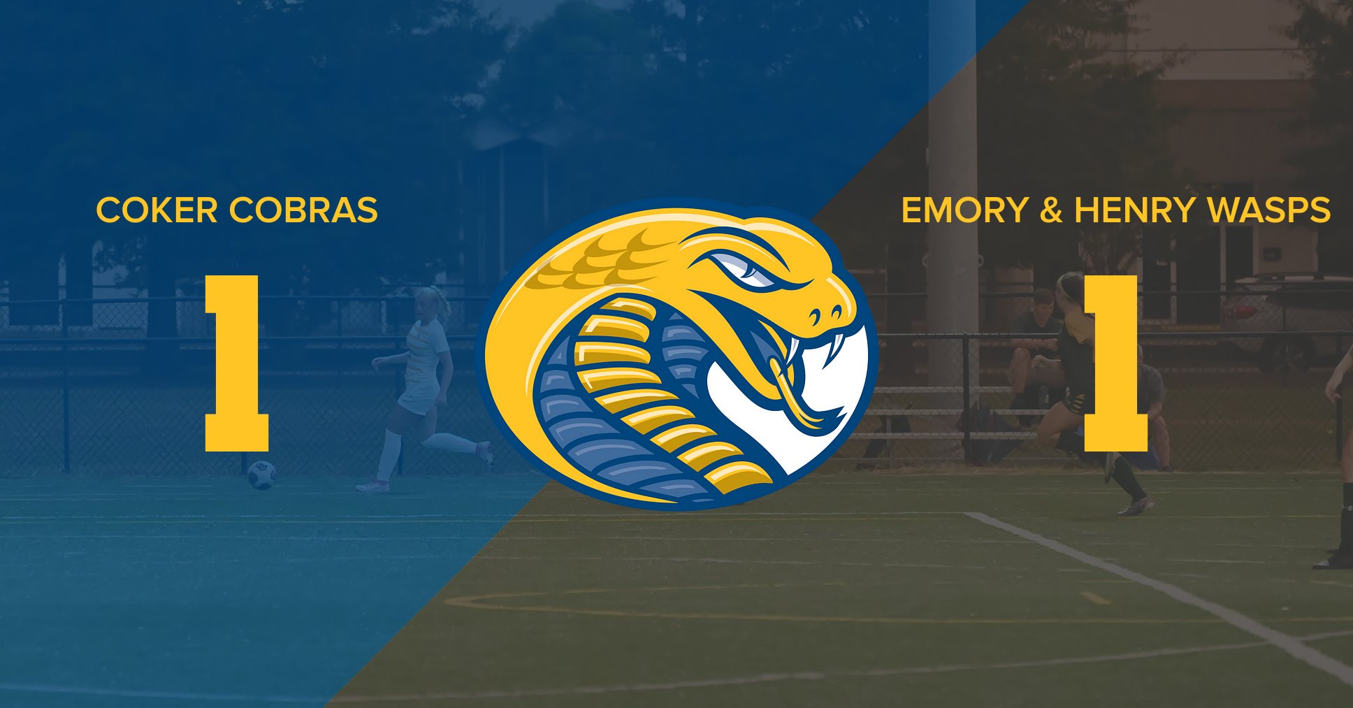 The Cobras and Emory & Henry Battle to a Draw in Women's Soccer Match