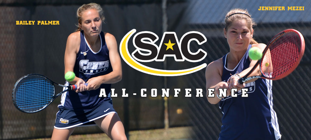 Coker's Mezei, Palmer Named to Women's Tennis All-Conference Team