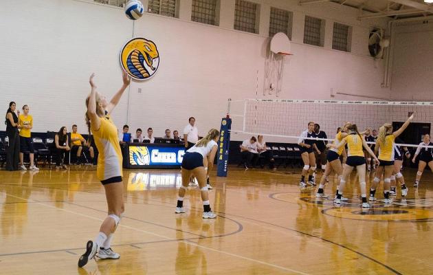 Cobra Women's Volleyball Drops Three Set Match to Lincoln Memorial