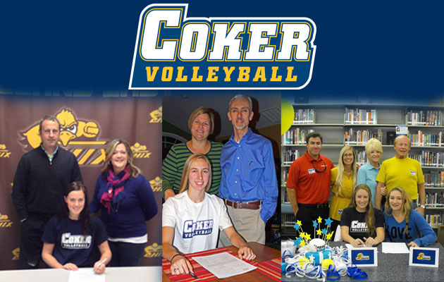 Women’s Volleyball Inks Six for 2014-15