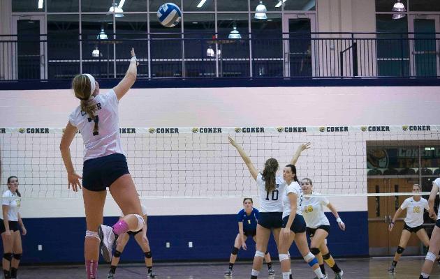 Coker Women’s Volleyball Set to Host Eagles and Railsplitters in Senior Weekend SAC Matches