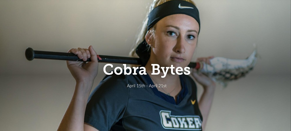 Cobra Bytes: Apr. 15 - Apr. 21