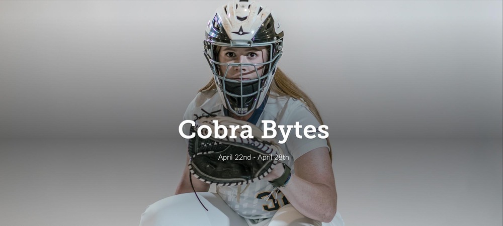 Cobra Bytes: Apr. 22 - Apr. 28