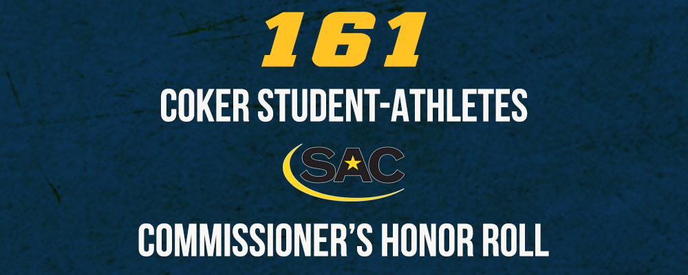 161 Coker Student-Athletes Named to 2020-21 South Atlantic Conference Commissioner's Honor Roll