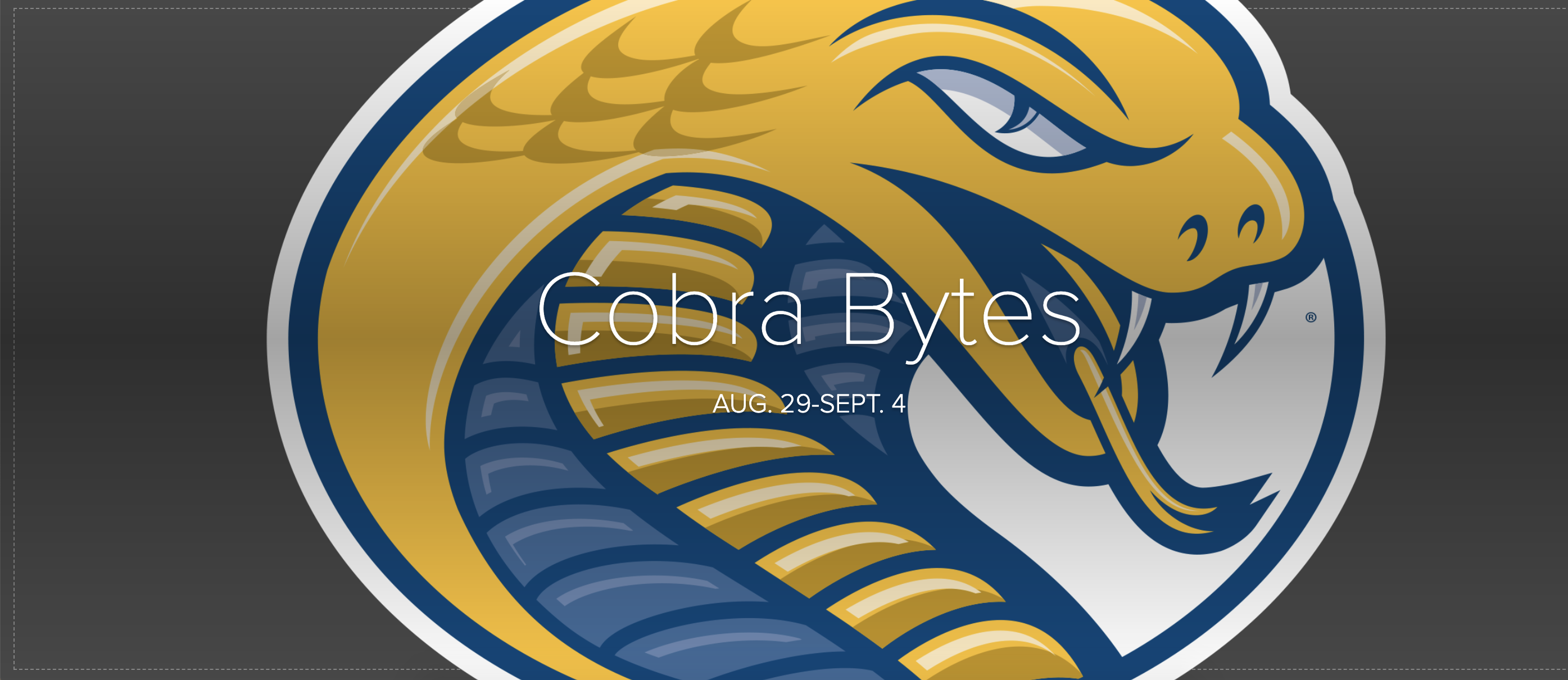 Cobra Bytes Aug. 29-Sept. 4