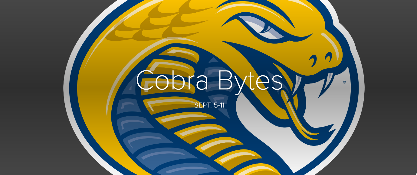 Cobra Bytes Sept. 5-11