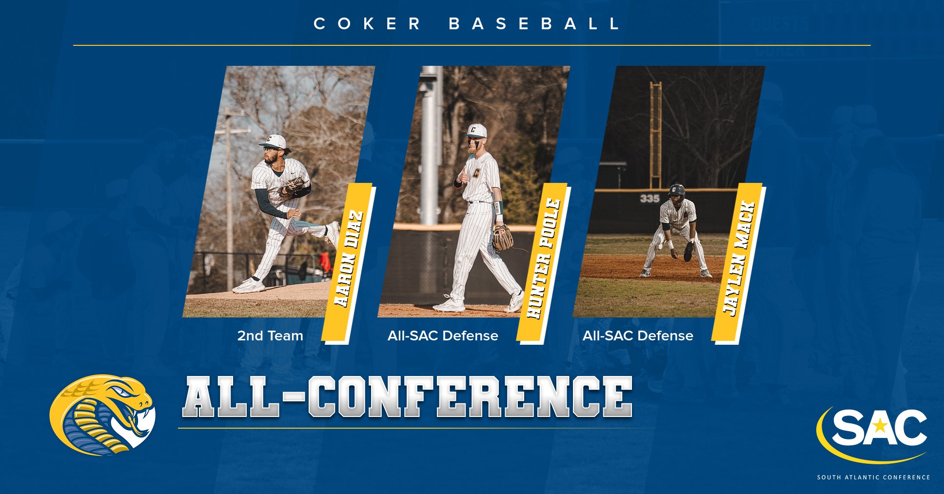 Three Cobras Named to 2024 All-Conference Teams