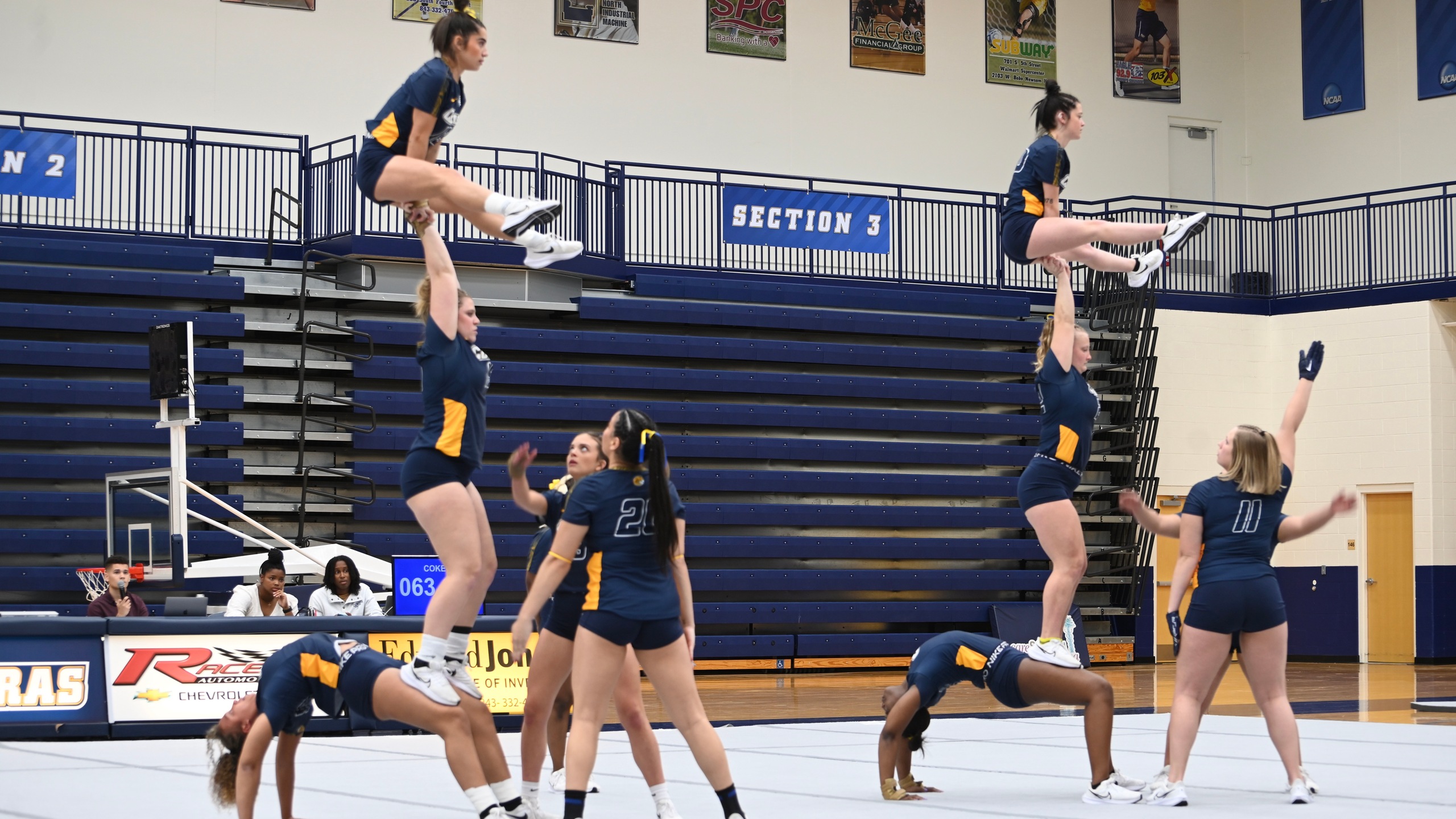 Acro and Tumbling Took on the Nationally Ranked Saints