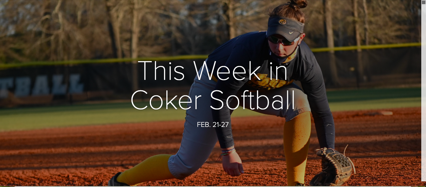 This Week in Coker Softball