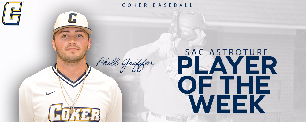 Griffor Named South Atlantic Conference AstroTurf Player of the Week