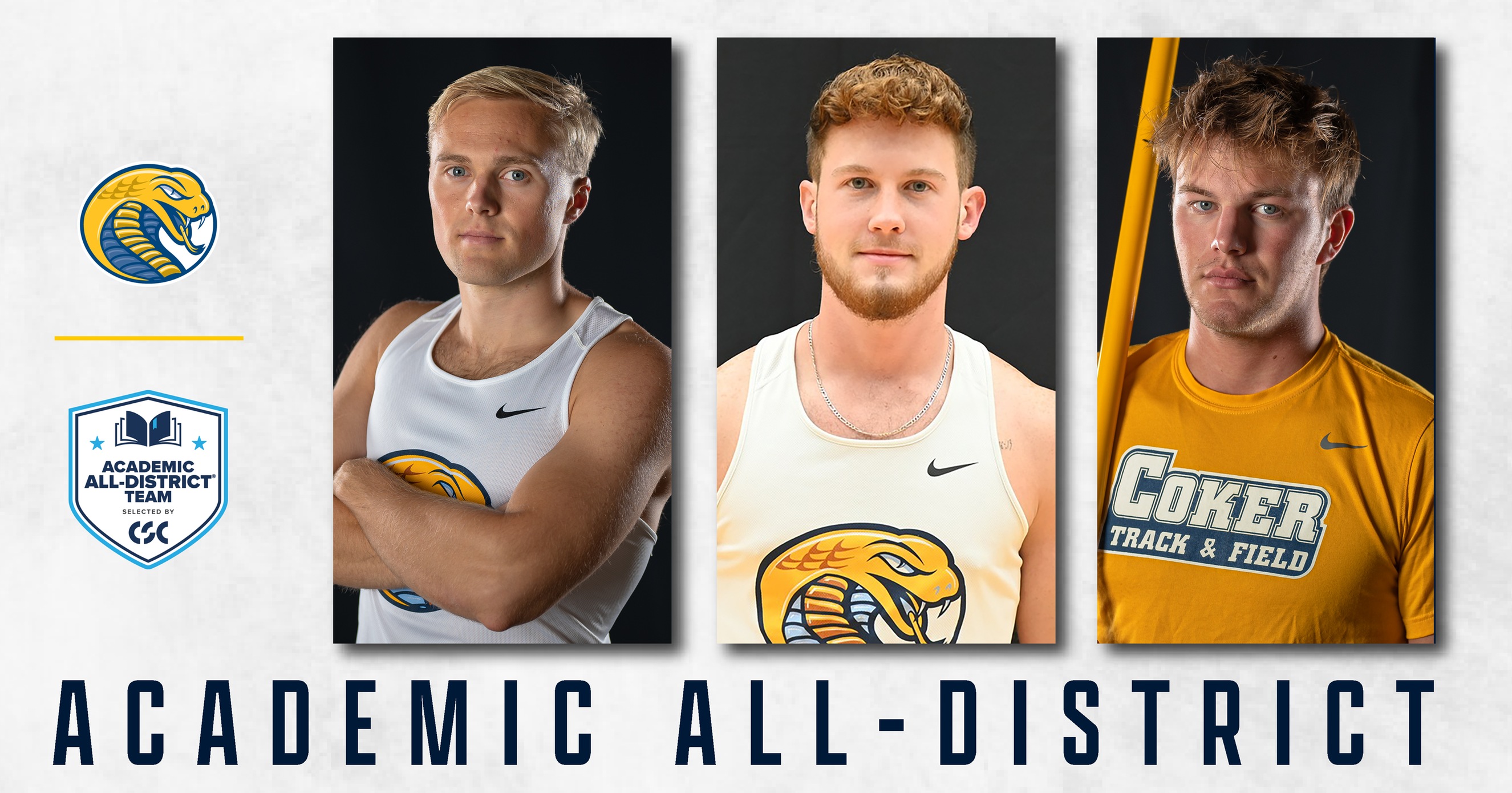 Trio Earns CSC Academic All-District Honors