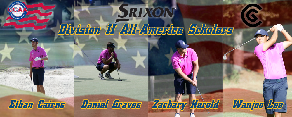 Four Cobras Named Srixon/Cleveland Golf Division II All-America Scholars